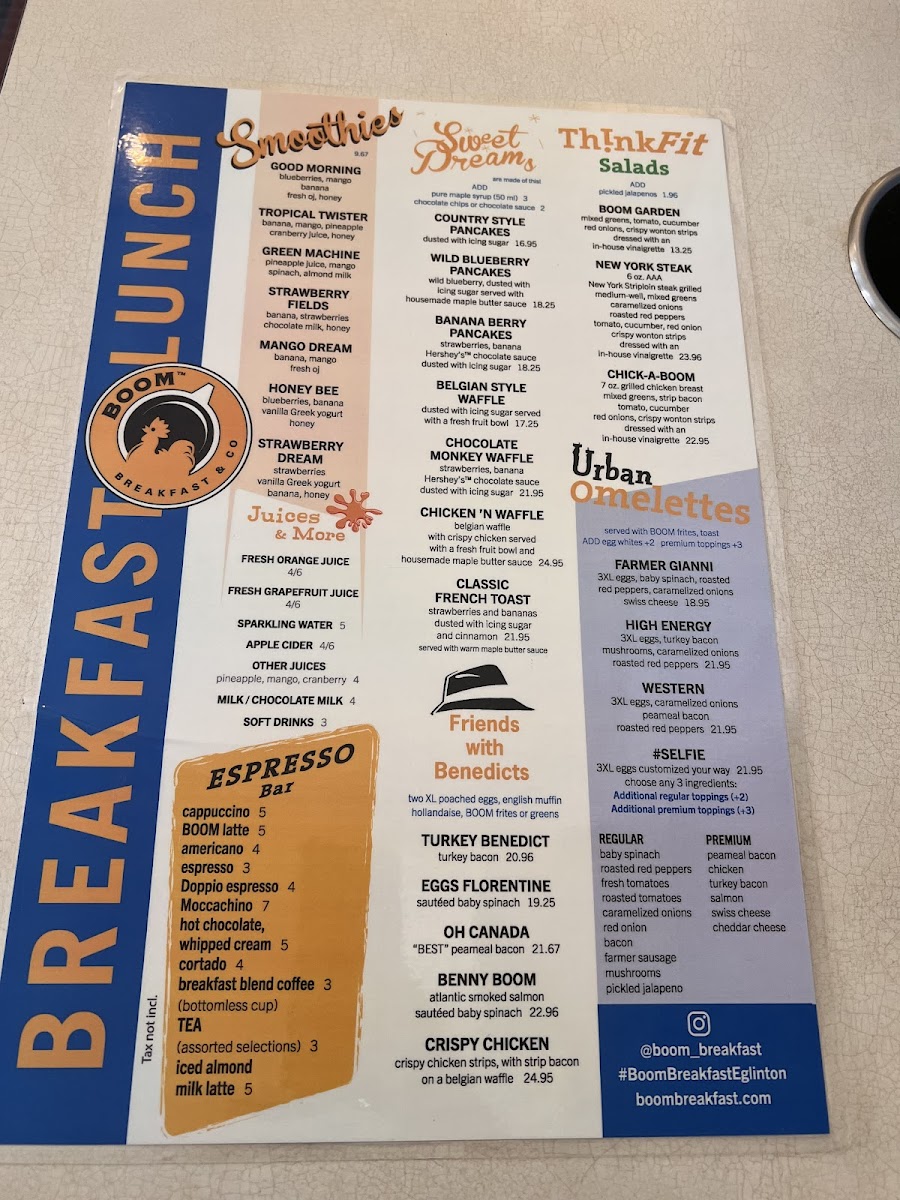 Menu Boom At Eglinton-2