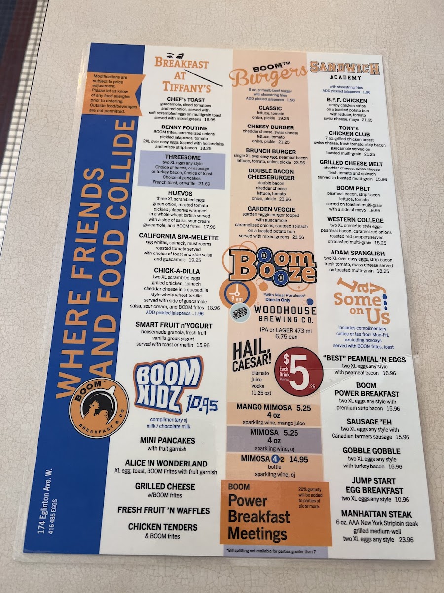 Menu Boom At Eglinton-3