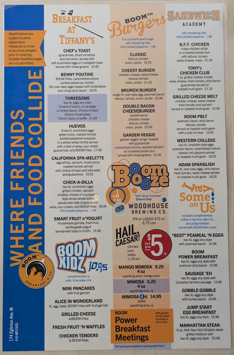 Menu Boom At Eglinton-4