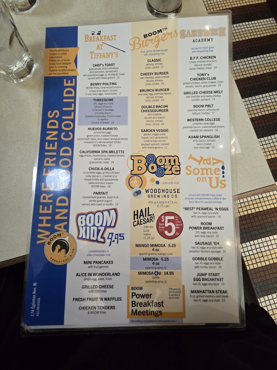 Menu Boom At Eglinton-7