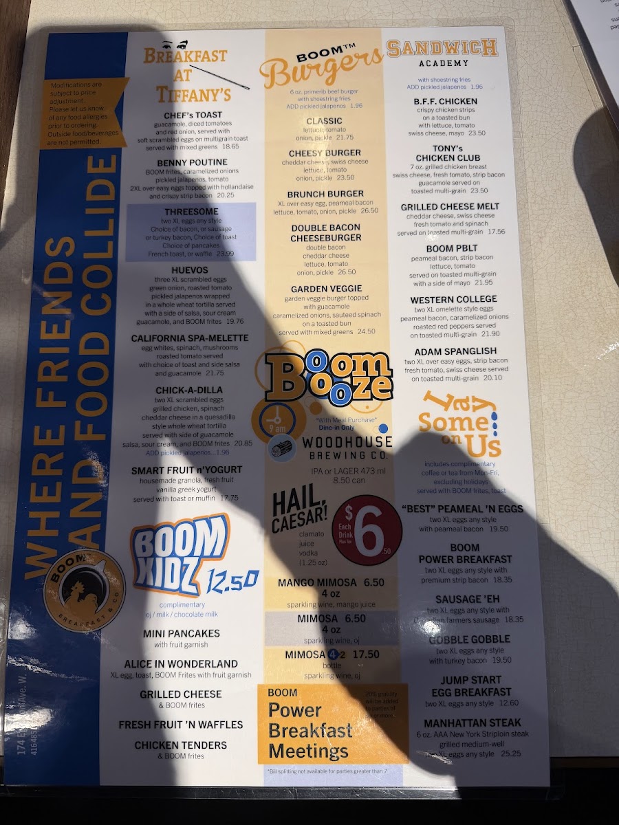 Menu Boom At Eglinton-8